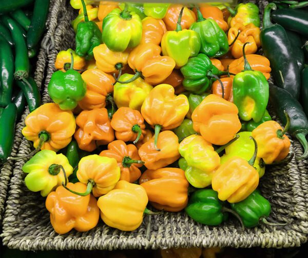 Capsicum annuum Big Sun Habanero